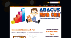 Desktop Screenshot of abacusmathclub.com