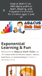 Mobile Screenshot of abacusmathclub.com